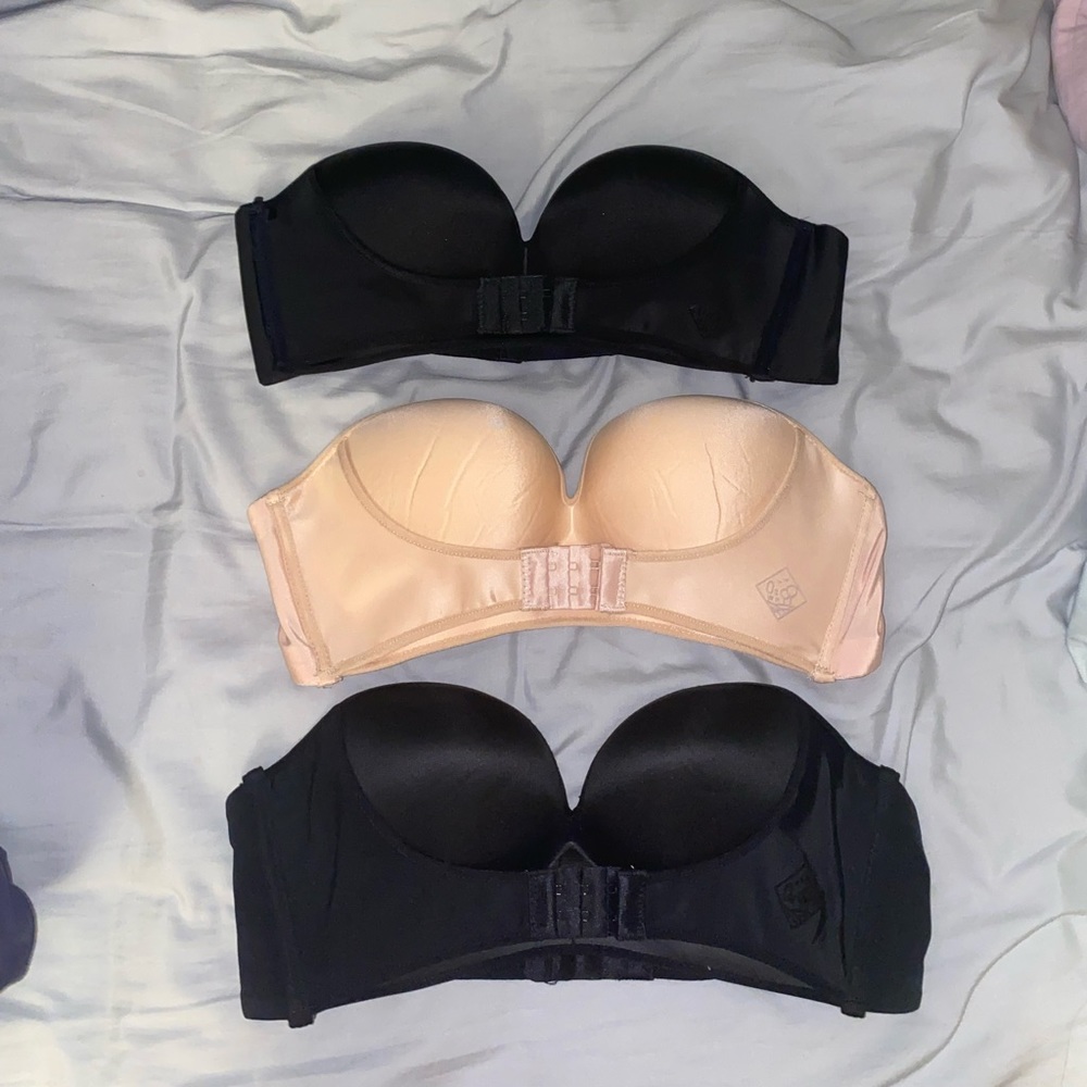 NWOT 36C Strapless Bra 3-Pack